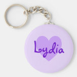 Lydia in Purple Key Chain