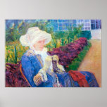 Lydia in the garden of Marly by Cassatt Print