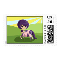 Lyla the Centauress postage by ButtermilkBiscuits Lyla the Centauress postage