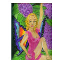 Lylac Faerie Print Poster