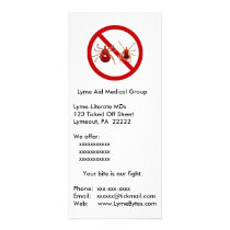 Lyme Bites MD Office Rack Cards rack cards