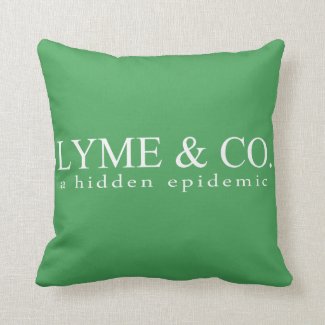 Lyme & Co. | Lyme Disease Awareness Throw Pillow