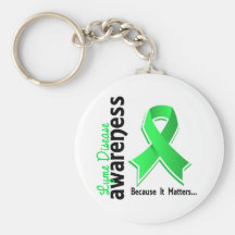 Lyme Disease Awareness 5 Key Chains