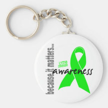 Lyme Disease Awareness Keychains