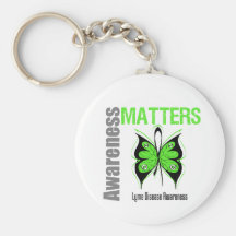 Lyme Disease Awareness Matters v2 Key Chains