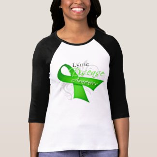 Lyme Disease Awareness Ribbon T Shirt