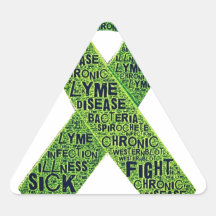 Lyme disease awareness stickers