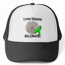 Lyme Disease Blows Awareness Design Mesh Hats