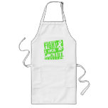 Lyme Disease BurnOut Fight Like a Girl aprons