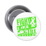 Lyme Disease BurnOut Fight Like a Girl buttons