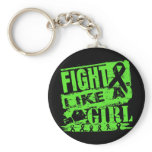Lyme Disease BurnOut Fight Like a Girl keychains
