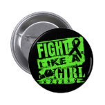 Lyme Disease BurnOut Fight Like a Girl buttons