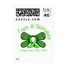 Lyme Disease Butterfly I Am A Survivor Postage