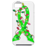 Lyme Disease Christmas Lights Ribbon iPhone 5 Case