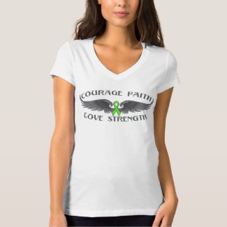 Lyme Disease Courage Faith Wings Shirt