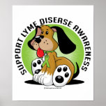 Lyme Disease Dog Poster