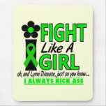Lyme Disease Fight Like A Girl 1.2 Mouse Pads