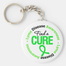 Lyme Disease Find A Cure Keychains