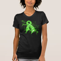 Lyme Disease Floral Swirls Ribbon Shirt