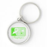 Lyme Disease Hope Awareness Tile keychains