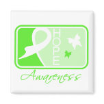Lyme Disease Hope Awareness Tile magnets