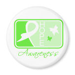 Lyme Disease Hope Awareness Tile magnets