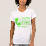 Lyme Disease Hope Awareness Tile t-shirts