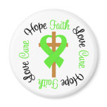 Lyme Disease Hope Faith Love Prayer Cross magnets