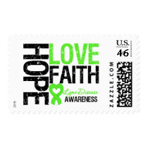 Lyme Disease Hope Love Faith Stamps