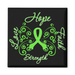 Lyme Disease Hope Motto Butterfly magnets