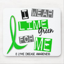 Lyme Disease I Wear Lime Green For Me 37 Mouse Mats