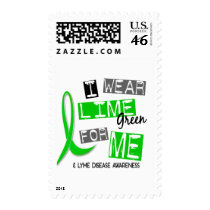 Lyme Disease I Wear Lime Green For Me 37 Postage