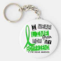 Lyme Disease I Wear Lime Green For My Boyfriend 37 Keychains