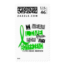 Lyme Disease I Wear Lime Green For My Boyfriend 37 Stamp
