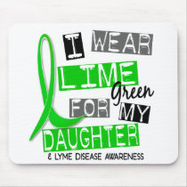 Lyme Disease I Wear Lime Green For My Daughter 37 Mouse Mat