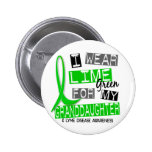 Lyme Disease I Wear Lime Green For My Granddaughte Buttons