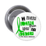 Lyme Disease I Wear Lime Green For My Sister 37 Pinback Buttons