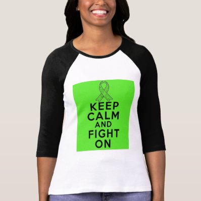 Lyme Disease Keep Calm and Fight On Tee Shirt