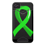 Lyme Disease Lime Green Ribbon 3 Id Iphone 4 Case