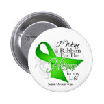 Lyme Disease Ribbon Hero in My Life buttons