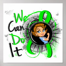 Lyme Disease Rosie Cartoon WCDI.png Print