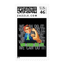 Lyme Disease Rosie WE CAN DO IT Stamp