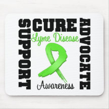 Lyme Disease Support Advocate Cure Mousepad