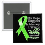 Lyme Disease Support Hope Awareness buttons
