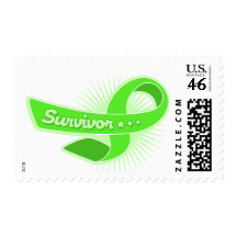 Lyme Disease Survivor Ribbon Postage Stamp