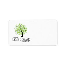 Lyme Disease Tree Personalized Address Labels