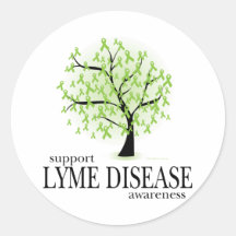 Lyme Disease Tree Sticker