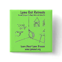 Lyme Out Button buttons