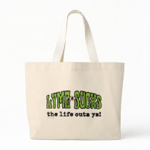 Lyme Sucks Canvas Bags