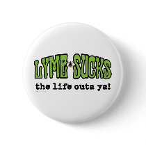 Lyme Sucks Button
